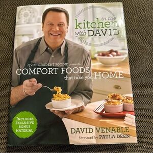 In the kitchen with David comfort food shortcuts. First edition and signed copy.